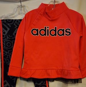 Girls 2 Piece Adidas Suit